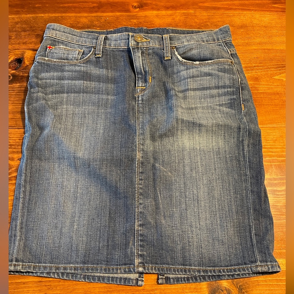 Hudson Denim knee-length skirt